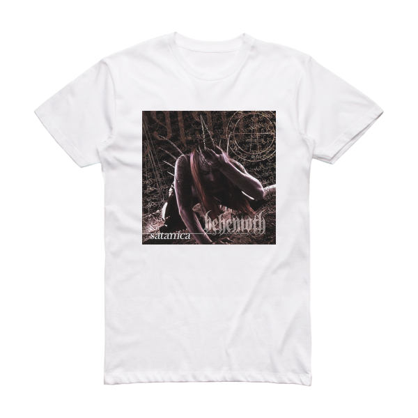 Behemoth Satanica 2 Album Cover T-Shirt White