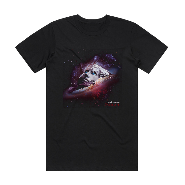 Panic Room Satellite 1 Album Cover T-Shirt Black