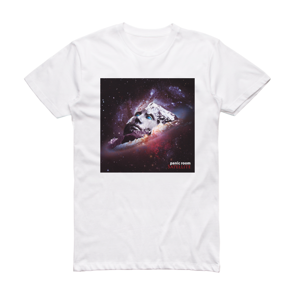 Panic Room Satellite 1 Album Cover T-Shirt White