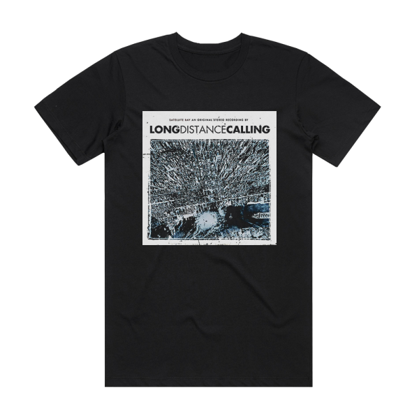 Long Distance Calling Satellite Bay Album Cover T-Shirt Black