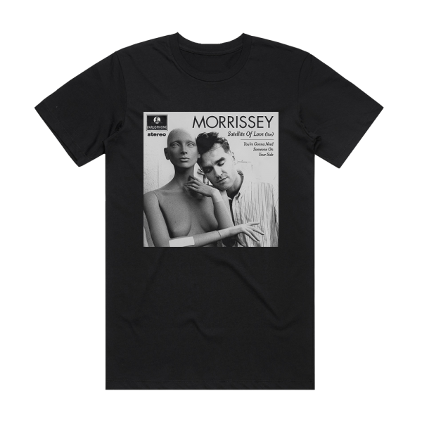 Morrissey Satellite Of Love Live Album Cover T-Shirt Black