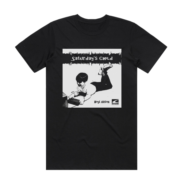 Hoyt Axton Saturdays Child 2 Album Cover T-Shirt Black