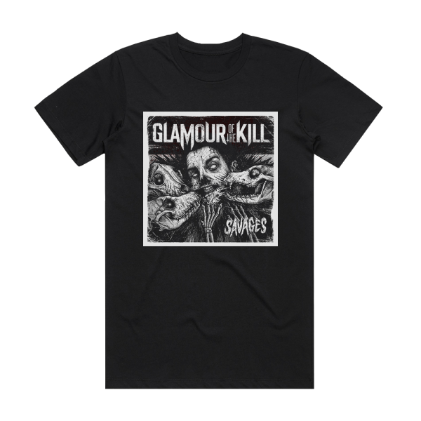 Glamour of the Kill Savages Album Cover T-Shirt Black