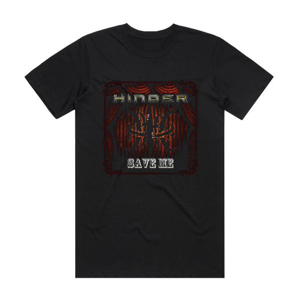 Hinder Save Me Album Cover T-Shirt Black