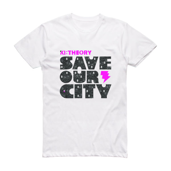 KiTheory Save Our City Album Cover T-Shirt White