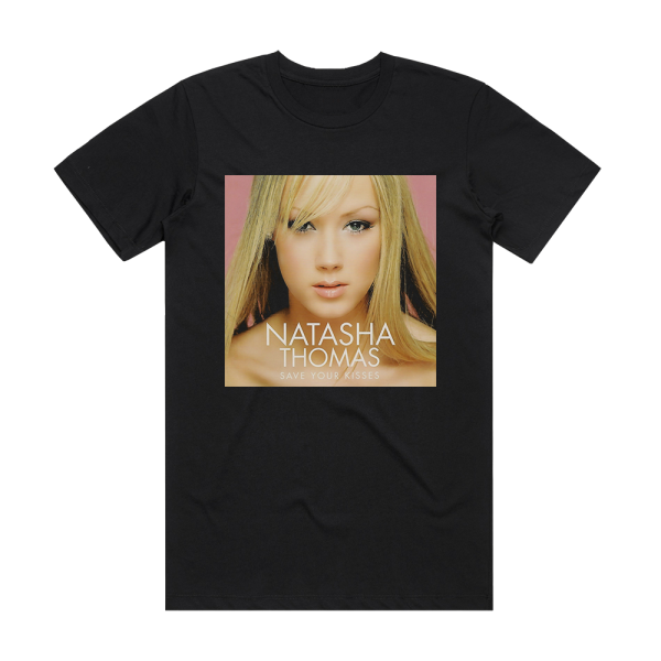 Natasha Thomas Save Your Kisses Album Cover T-Shirt Black