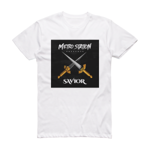 Metro Station Savior Album Cover T-Shirt White