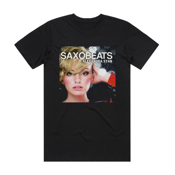 Alexandra Stan Saxobeats 1 Album Cover T-Shirt Black