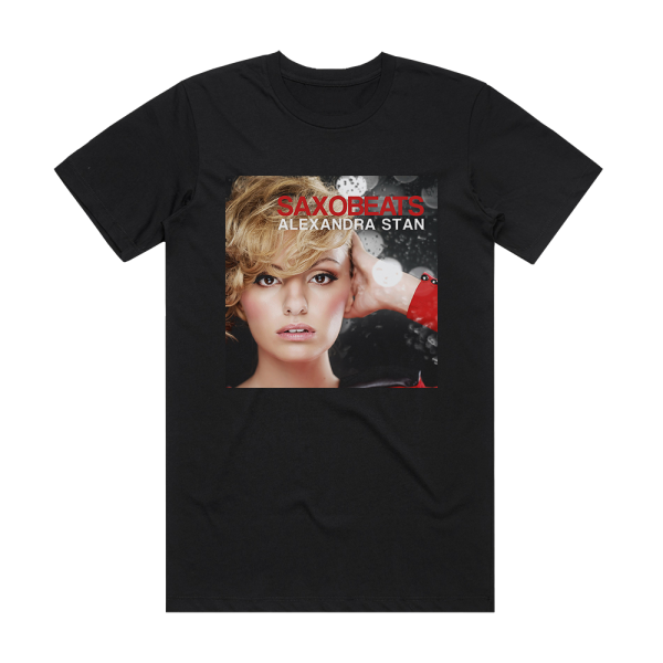 Alexandra Stan Saxobeats 2 Album Cover T-Shirt Black