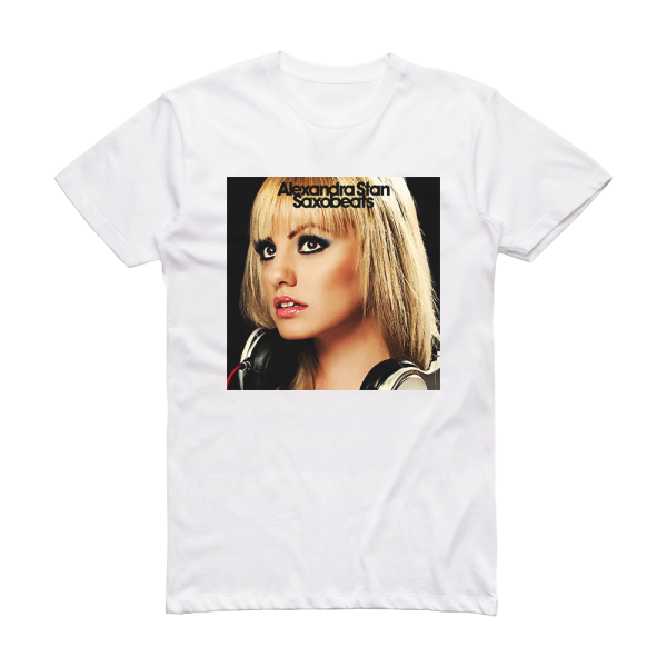 Alexandra Stan Saxobeats 3 Album Cover T-Shirt White