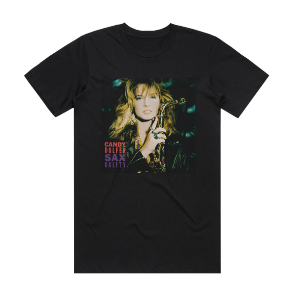 Candy Dulfer Saxuality Album Cover T-Shirt Black