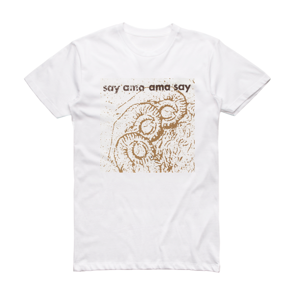 Ama Say Say Ama Album Cover T-Shirt White
