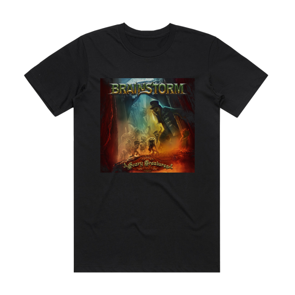 Brainstorm Scary Creatures Album Cover T-Shirt Black