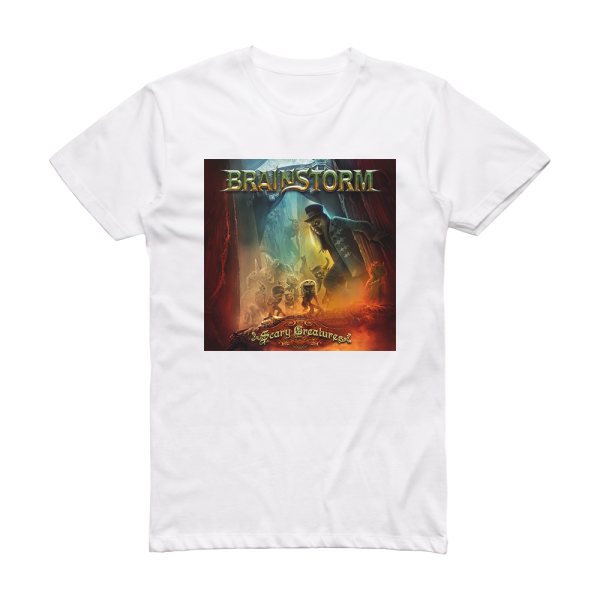 Brainstorm Scary Creatures Album Cover T-Shirt White