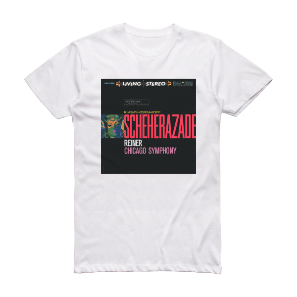 Fritz Reiner Scheherazade Album Cover T-Shirt White