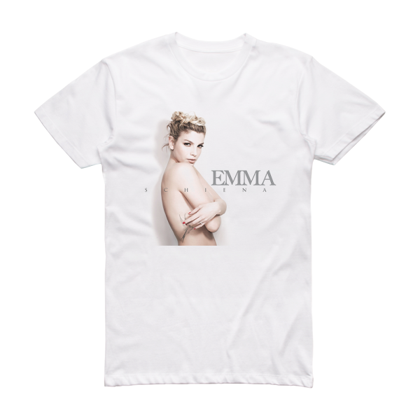 Emma Schiena Album Cover T-Shirt White