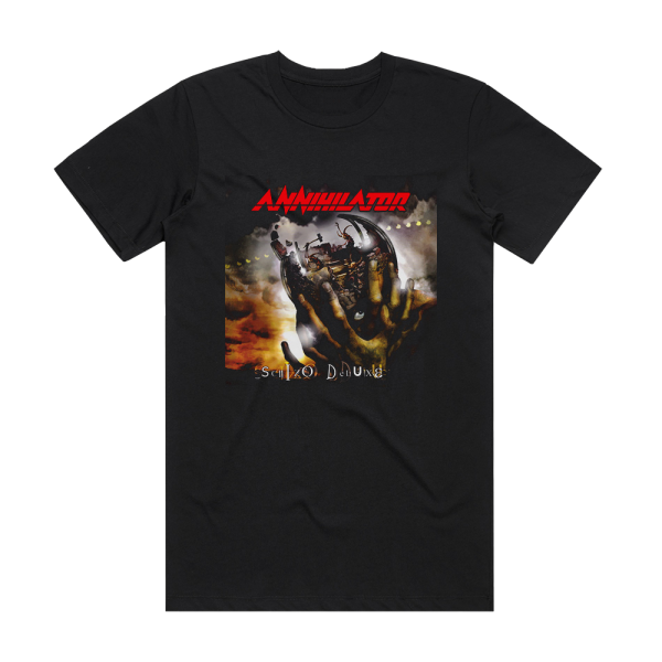 Annihilator Schizo Deluxe Album Cover T-Shirt Black