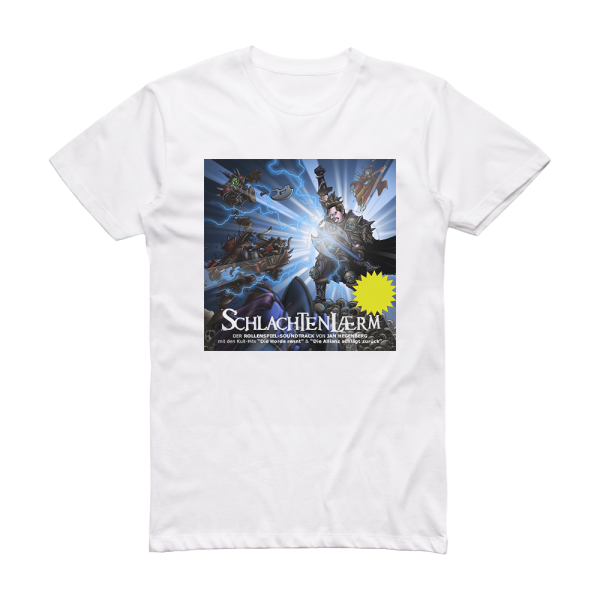 Jan Hegenberg Schlachtenlrm Album Cover T-Shirt White