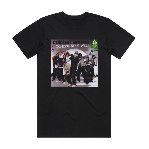 Culcha Candela Schne Neue Welt Album Cover T-Shirt Black