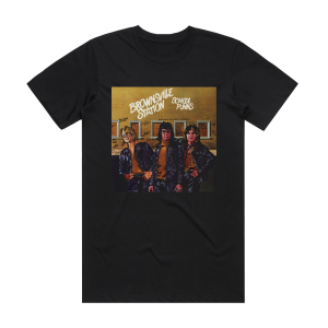 Brownsville Station School Punks Album Cover T-Shirt Black
