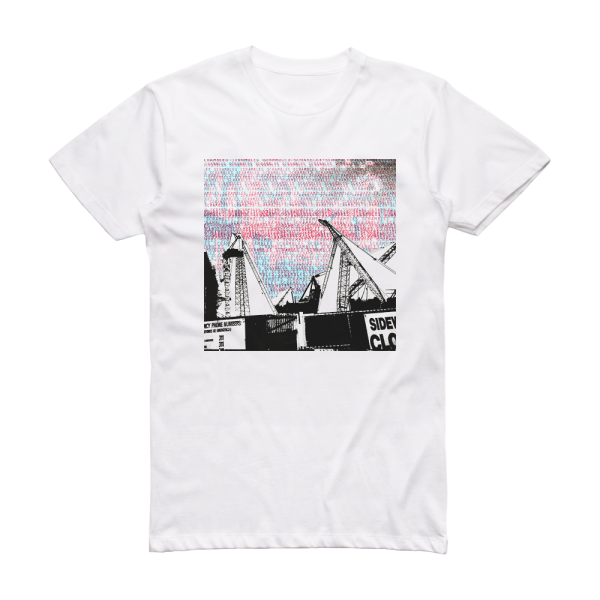Bomb the Music Industry Scrambles Album Cover T-Shirt White