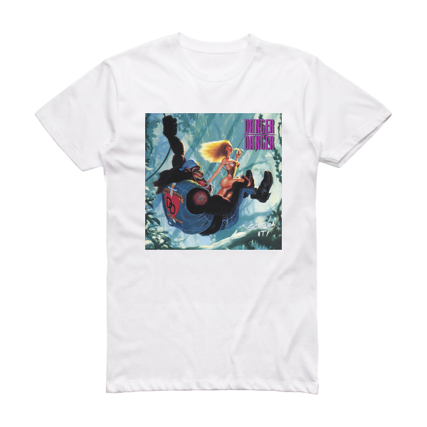 Danger Danger Screw It Album Cover T-Shirt White