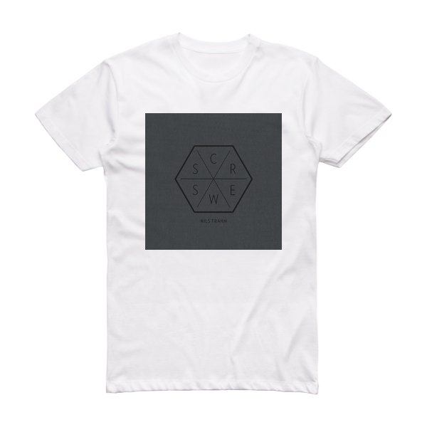 Nils Frahm Screws Album Cover T-Shirt White