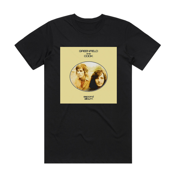 Greenfield and Cook Second Album Album Cover T-Shirt Black