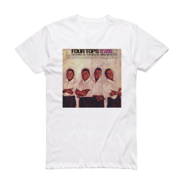 Four Tops Second Album Album Cover T-Shirt White