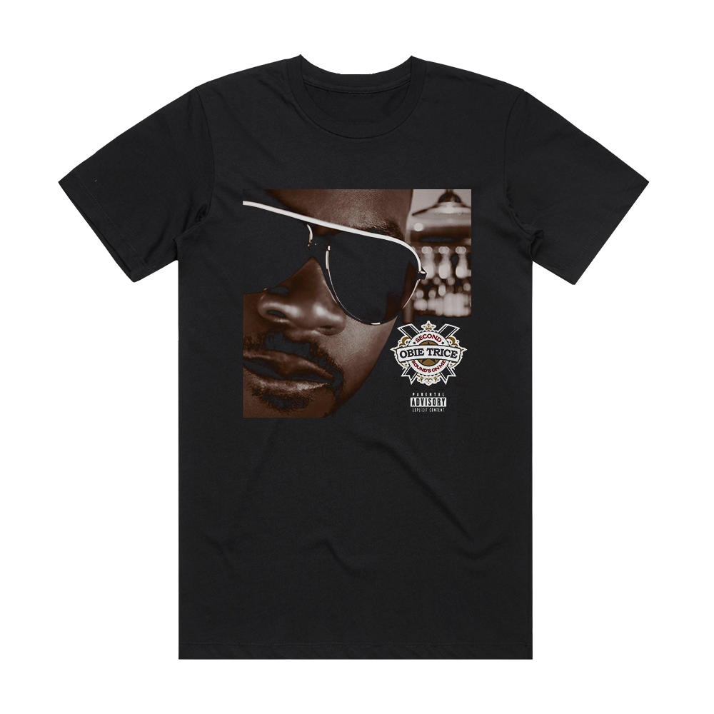 Obie Trice Second Rounds On Me Album Cover T-Shirt Black – ALBUM COVER ...