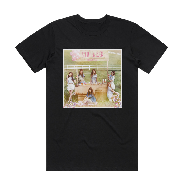 APink Secret Garden Album Cover T-Shirt Black