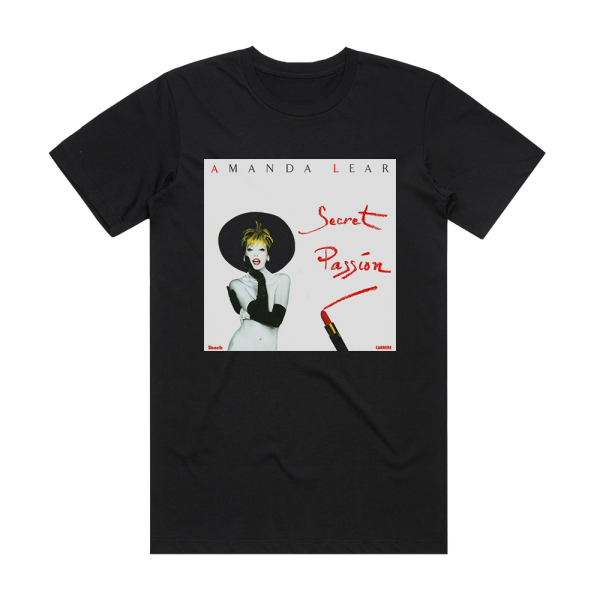 Amanda Lear Secret Passion Album Cover T-Shirt Black