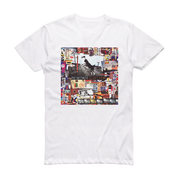 Pat Metheny Secret Story Album Cover T-Shirt White