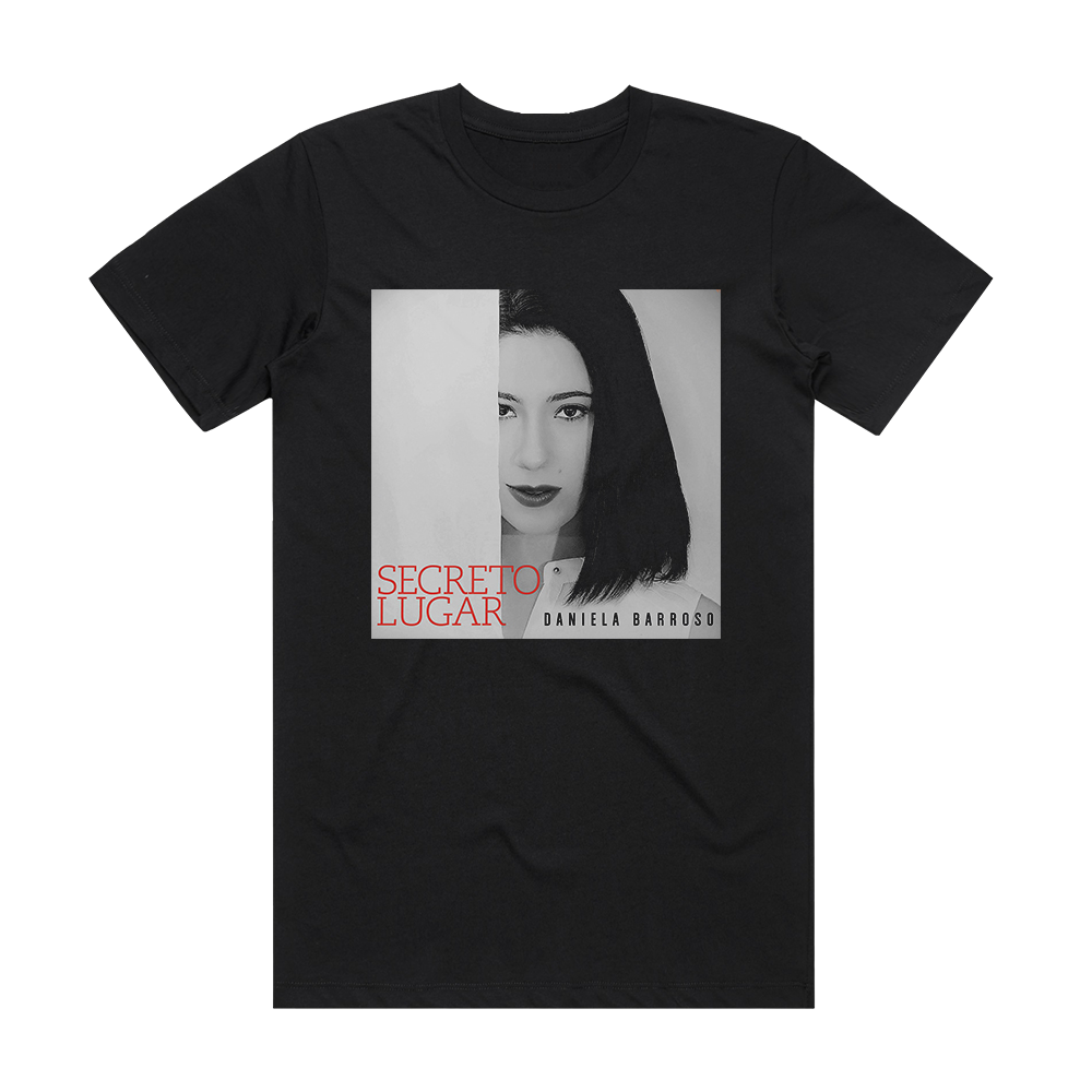 Daniela Barroso Secreto Lugar Album Cover T-Shirt Black