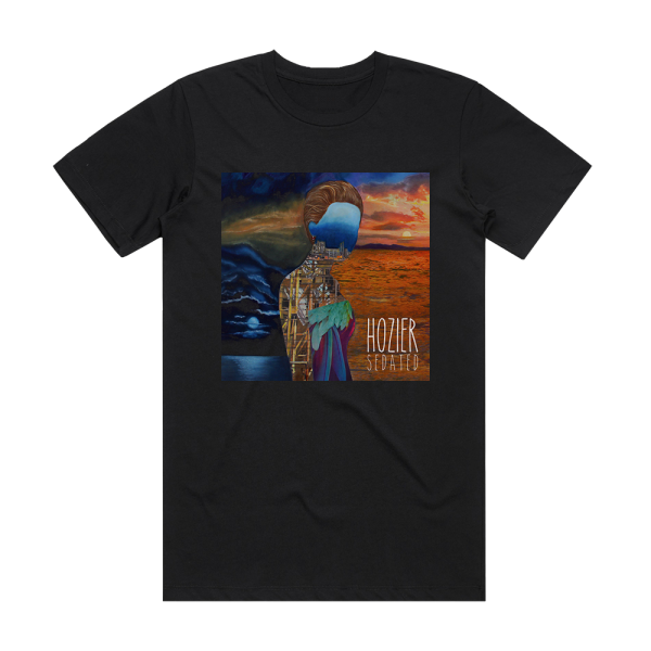 Hozier Sedated Album Cover T-Shirt Black