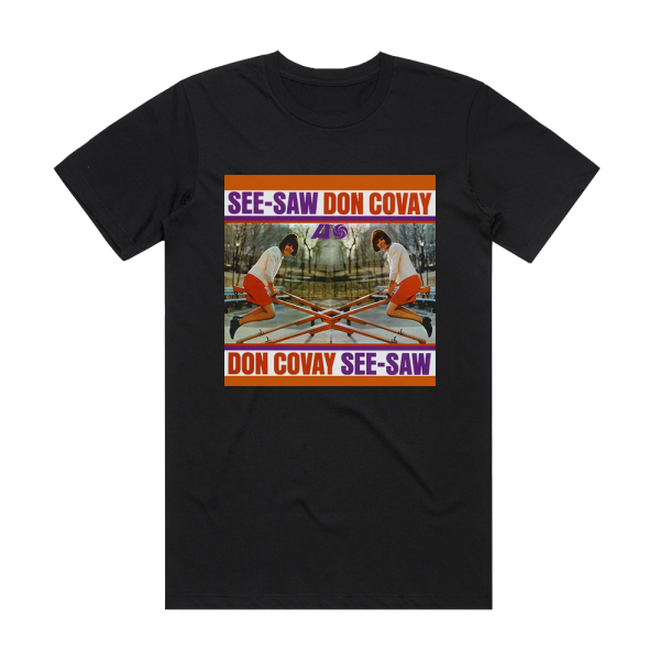 Don Covay See Saw 2 Album Cover T-Shirt Black