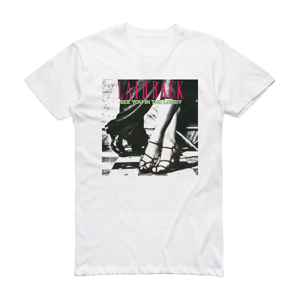 Laid Back See You In The Lobby Album Cover T-Shirt White