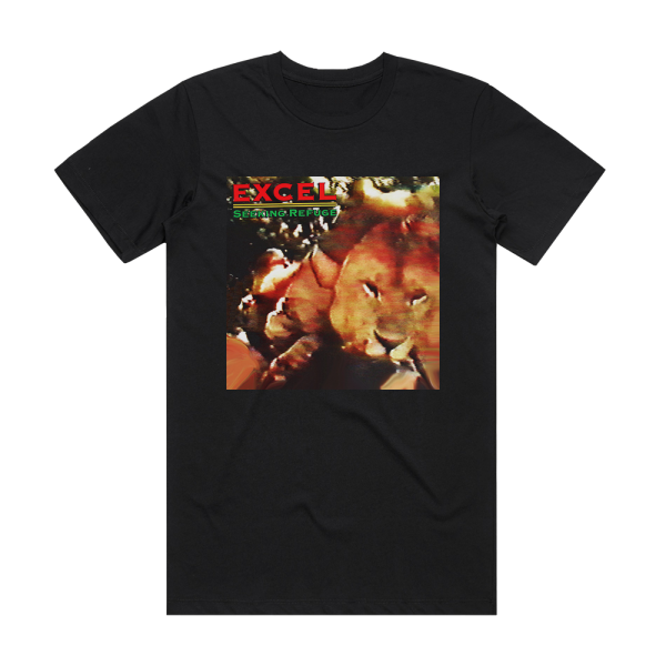 Excel Seeking Refuge 1 Album Cover T-Shirt Black