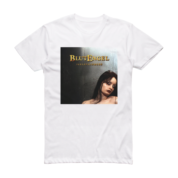 Blutengel Seelenschmerz Album Cover T-Shirt White