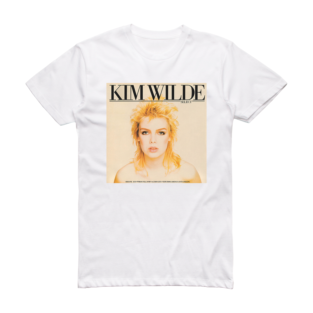 Kim Wilde Select 1 Album Cover T-Shirt White – ALBUM COVER T-SHIRTS