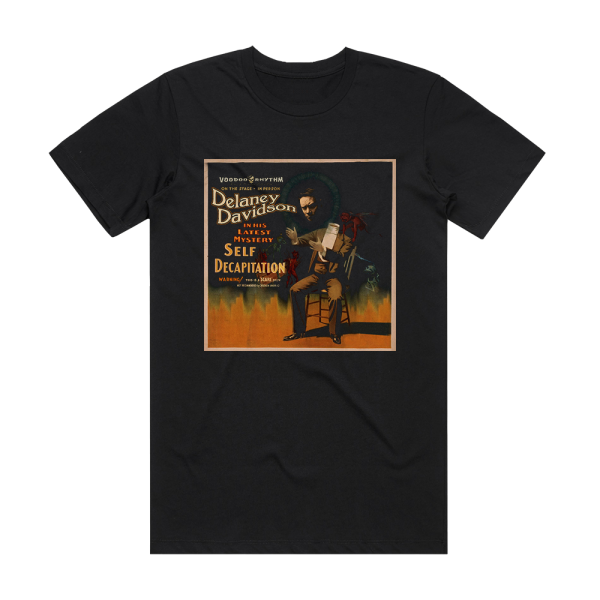 Delaney Davidson Self Decapitation Album Cover T-Shirt Black