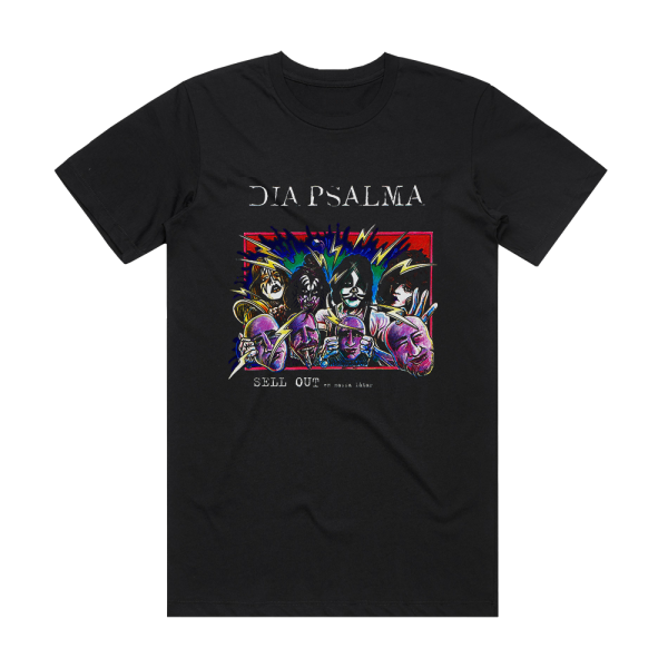 Dia Psalma Sell Out Album Cover T-Shirt Black