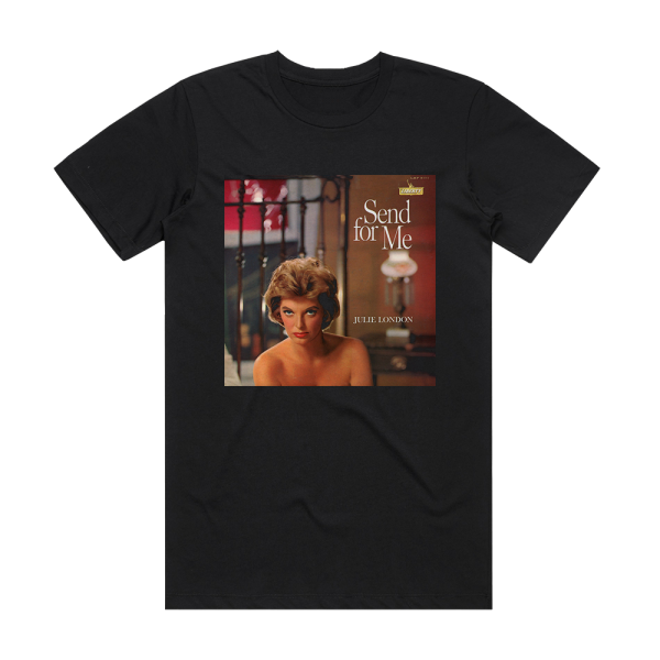 Julie London Send For Me 1 Album Cover T-Shirt Black