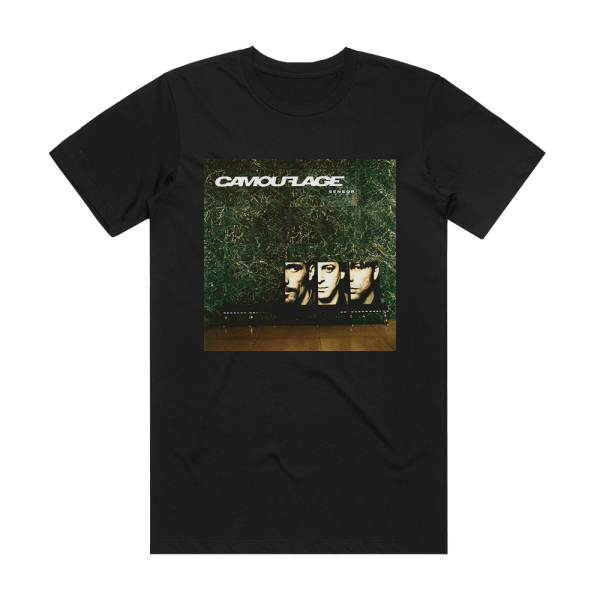 Camouflage Sensor Album Cover T-Shirt Black