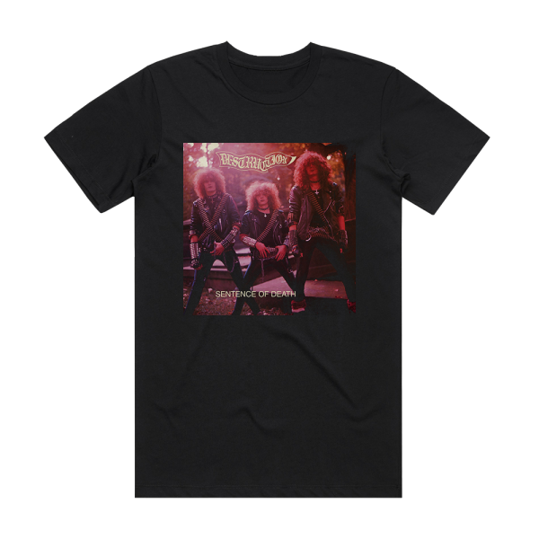 Destruction Sentence Of Death Album Cover T-Shirt Black