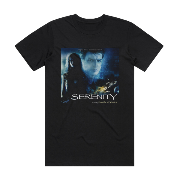 David Newman Serenity Album Cover T-Shirt Black