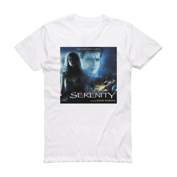 David Newman Serenity Album Cover T-Shirt White