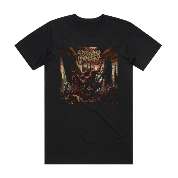 Extermination Dismemberment Serial Urbicide Album Cover T-Shirt Black