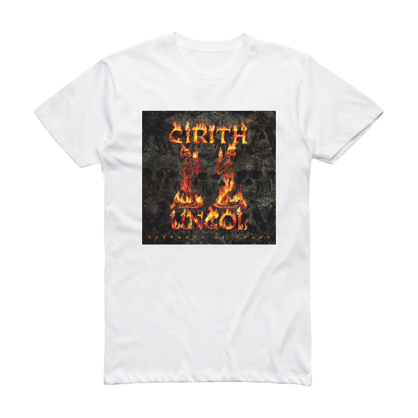 Cirith Ungol Servants Of Chaos Album Cover T-Shirt White