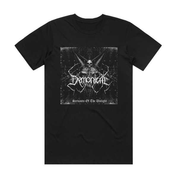 Demonical Servants Of The Unlight Album Cover T-Shirt Black